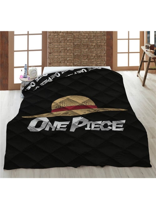 One Piece, edredón infantil estampado reversible, Sombrero de Paja - Kiabi