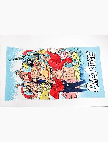 One Piece, Toalla de Baño Infantil Grande Estampada 100 % Algodón, LUFFY