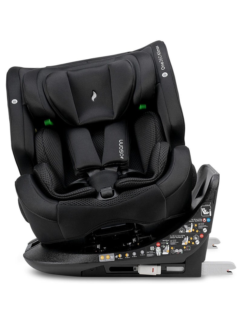 One360 Klimax Isofix I-Size Silla de Coche para Bebés/Niños - 40-150 cm Negro Negro - Kiabi