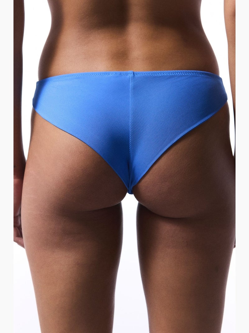 Ophelia corte minimal hipster braga de bikini penti Azul eléctrico - Kiabi