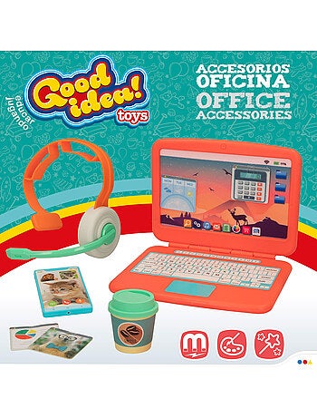 Ordenador de juguete c/accesorios good idea!