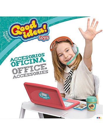Ordenador de juguete c/accesorios good idea!