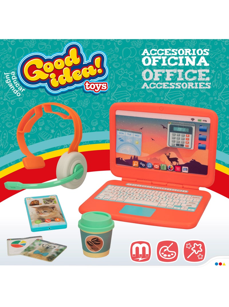 Ordenador de juguete c/accesorios good idea! N/D - Kiabi