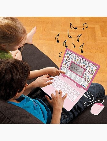 Ordenador puertoátil educativo bilingüe con voz Hello Kitty – 164 actividades (EN/ES)