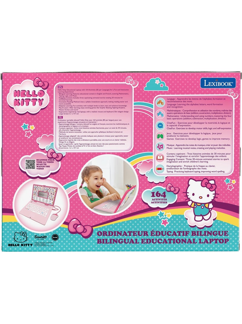 Ordenador puertoátil educativo bilingüe con voz Hello Kitty – 164 actividades (EN/ES) Rosa - Kiabi