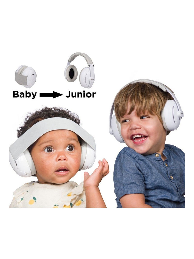 Orejeras anti-ruido evolutivas 2 en 1 para bebé y niño | Dooky Blanco - Kiabi