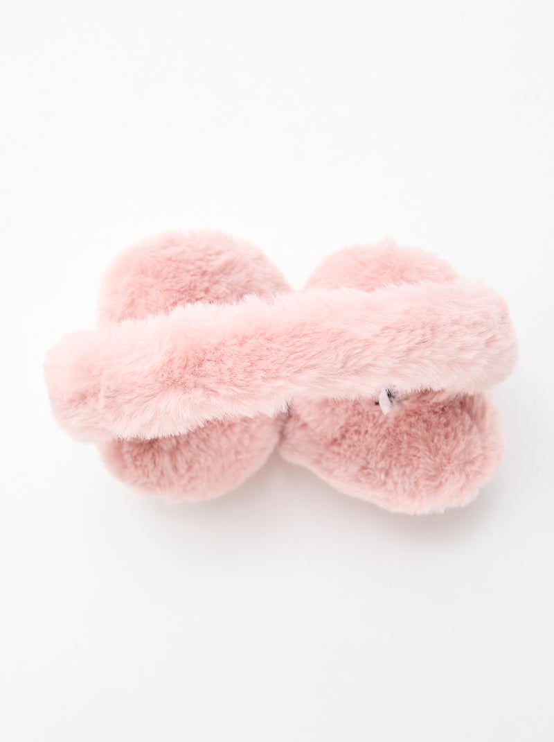 Orejeras efecto pelo Rosa - Kiabi