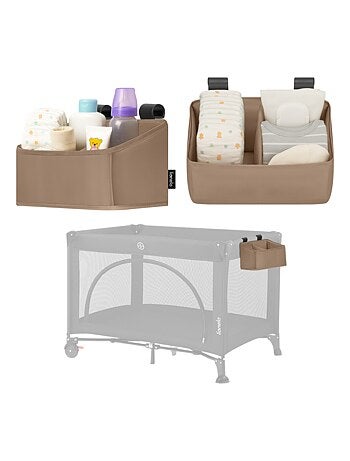 Organizador colgante para cuna con bolsillo lateral LIONELO - Almacenamiento de pañales - Cesta