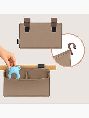 Organizador colgante para cuna con bolsillo lateral LIONELO - Almacenamiento de pañales - Cesta