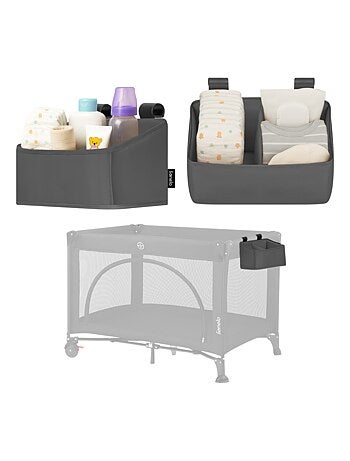 Organizador colgante para cuna con bolsillo lateral LIONELO - Almacenamiento de pañales - Cesta