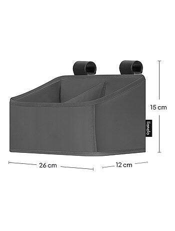 Organizador colgante para cuna con bolsillo lateral LIONELO - Almacenamiento de pañales - Cesta