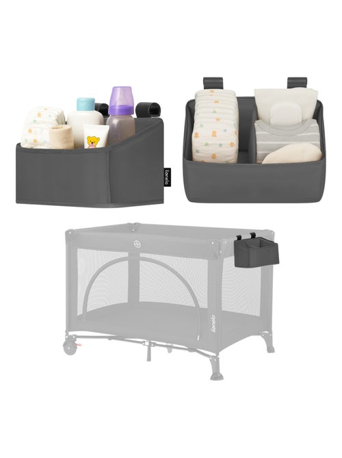 Organizador colgante para cuna con bolsillo lateral LIONELO - Almacenamiento de pañales - Cesta - Kiabi
