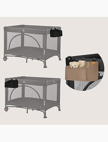 Organizador colgante para cuna con bolsillo lateral LIONELO - Almacenamiento de pañales - Cesta