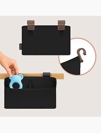 Organizador colgante para cuna con bolsillo lateral LIONELO - Almacenamiento de pañales - Cesta
