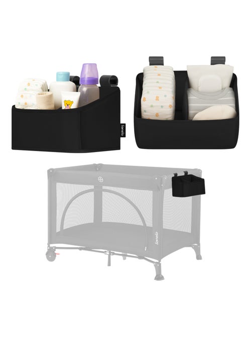 Organizador colgante para cuna con bolsillo lateral LIONELO - Almacenamiento de pañales - Cesta - Kiabi