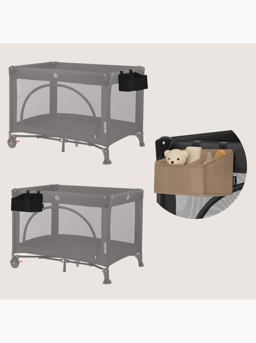 Organizador colgante para cuna con bolsillo lateral LIONELO - Almacenamiento de pañales - Cesta - Kiabi