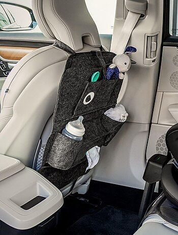 Organizador de asiento de coche 2 en 1 - LIONELO - 7 bolsillos de diferentes tamaños