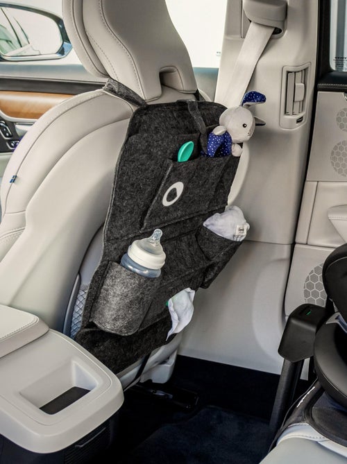 Organizador de asiento de coche 2 en 1 - LIONELO - 7 bolsillos de diferentes tamaños - Kiabi