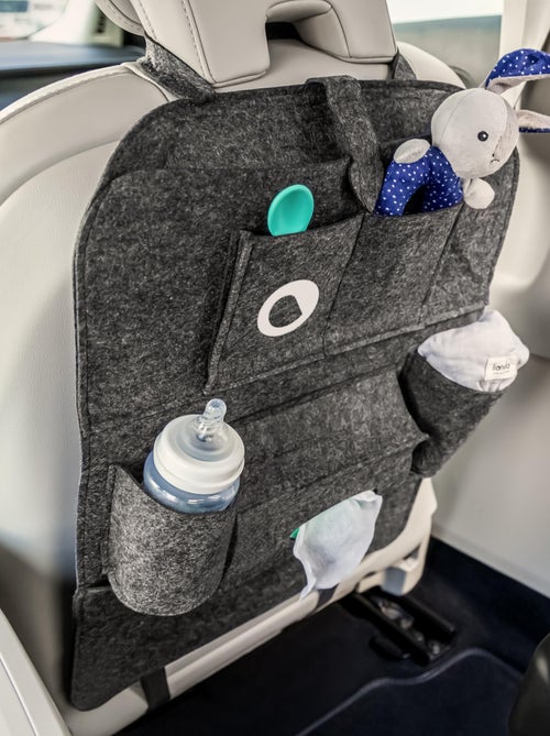 Organizador de asiento de coche 2 en 1 - LIONELO - 7 bolsillos de diferentes tamaños - Kiabi