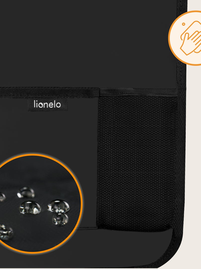 Organizador de asiento de coche 2 en 1 LIONELO - Bolsillo transparente - 5 bolsillos de diferentes t Negro - Kiabi