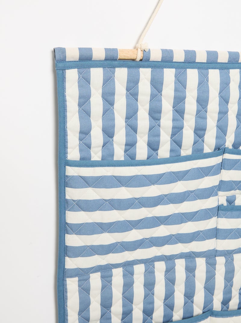 Organizador de pared de tela - Kiabi Home Azul - Kiabi