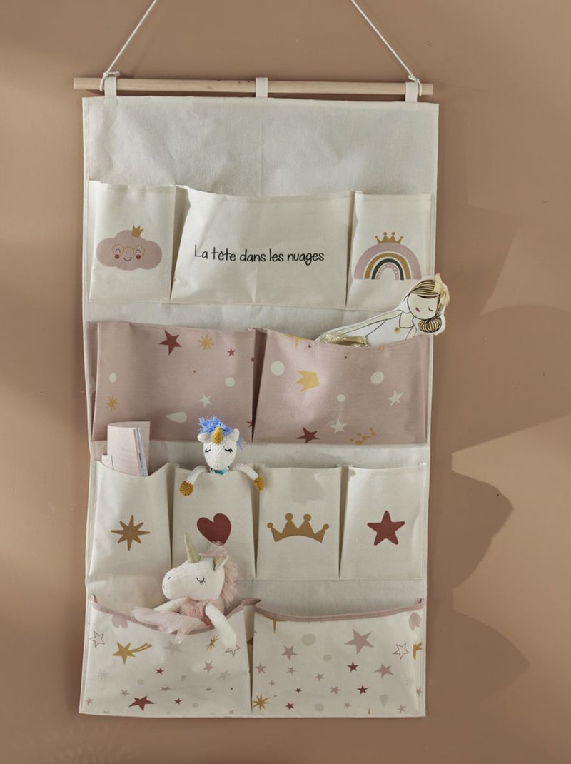 Organizador de pared de tela BEIGE - Kiabi
