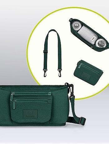 Organizador para cochecito - LIONELO Cubo Pequeño - 35x18x9 cm - Espacioso - Material fácil de limpi