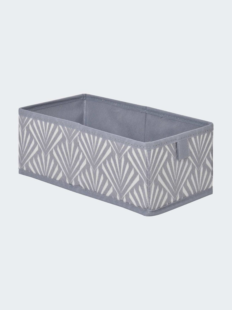 Organizador pequeño plegable de tejido no tejido GRIS - Kiabi