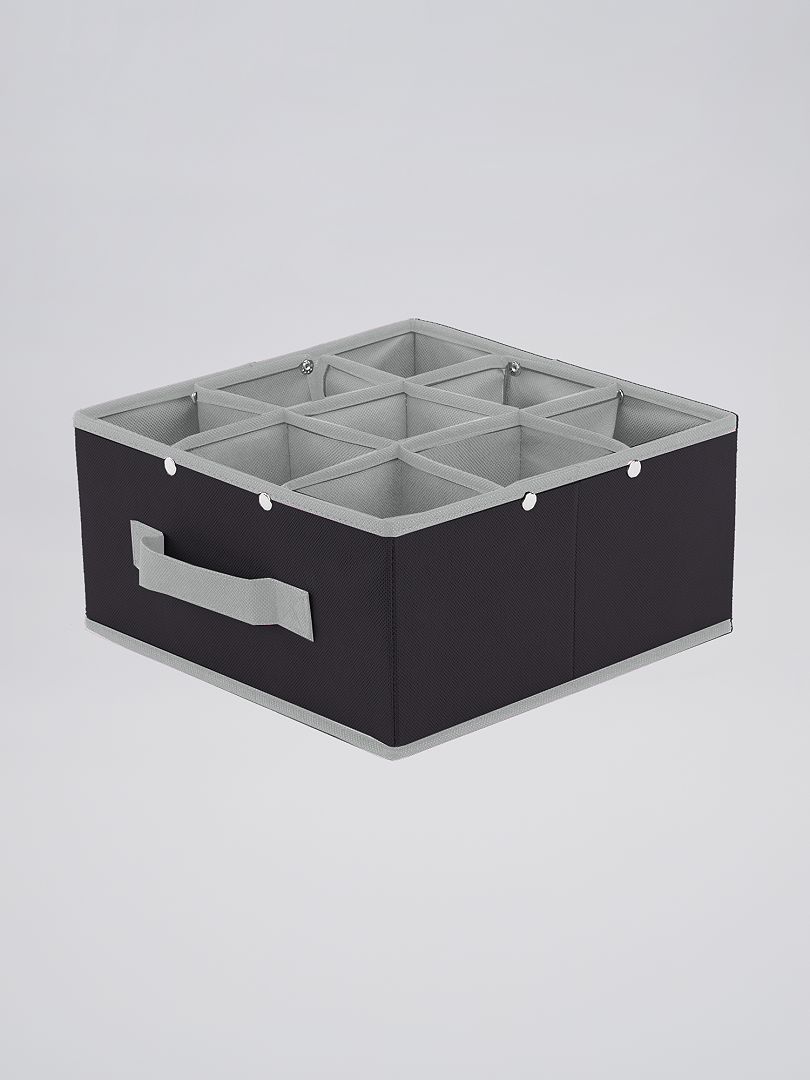 Organizador plegable 9 compartimentos gris antracita/gris - Kiabi