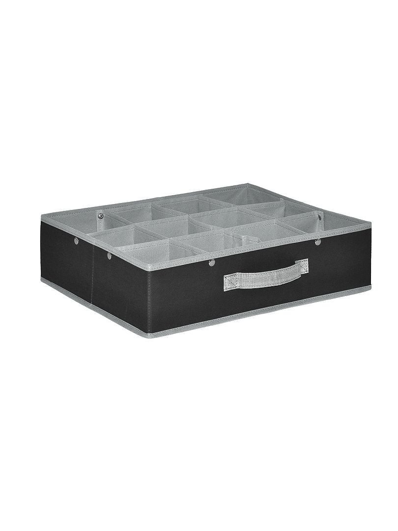 Organizador plegable de 12 compartimentos gris antracita/gris - Kiabi