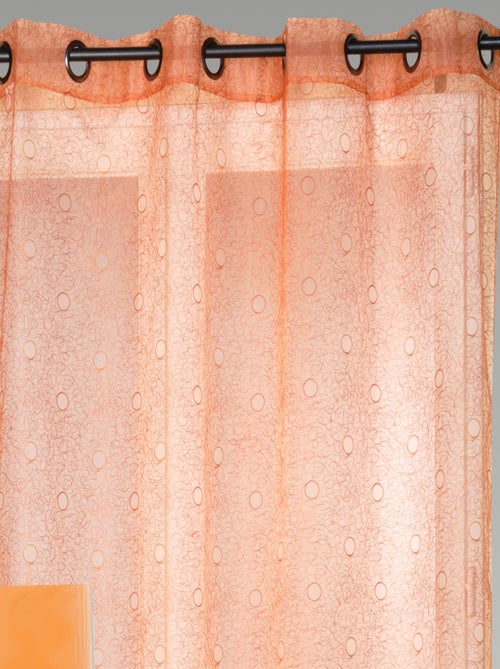 Organza bordada garabatos y burbujas voile - Kiabi Organza bordada garabatos y burbujas voile - Kiabi