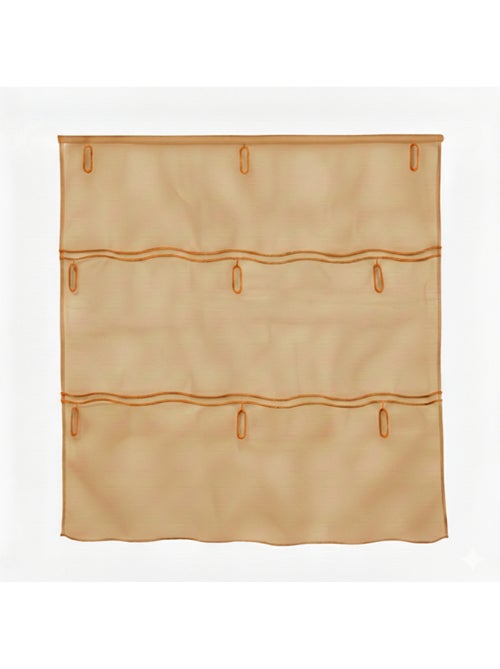 Organza lisa ajustable con ojales bordados - Kiabi