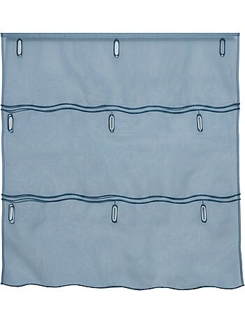 Organza lisa ajustable con ojales bordados