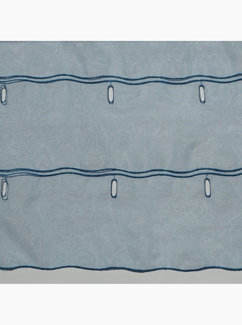 Organza lisa ajustable con ojales bordados - Kiabi