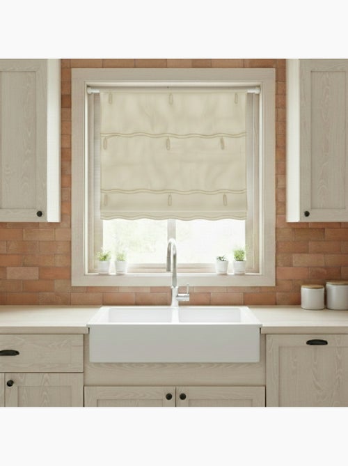 Organza lisa ajustable con ojales bordados - Kiabi