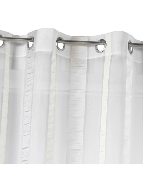 Organza transparente con rayas verticales - Kiabi