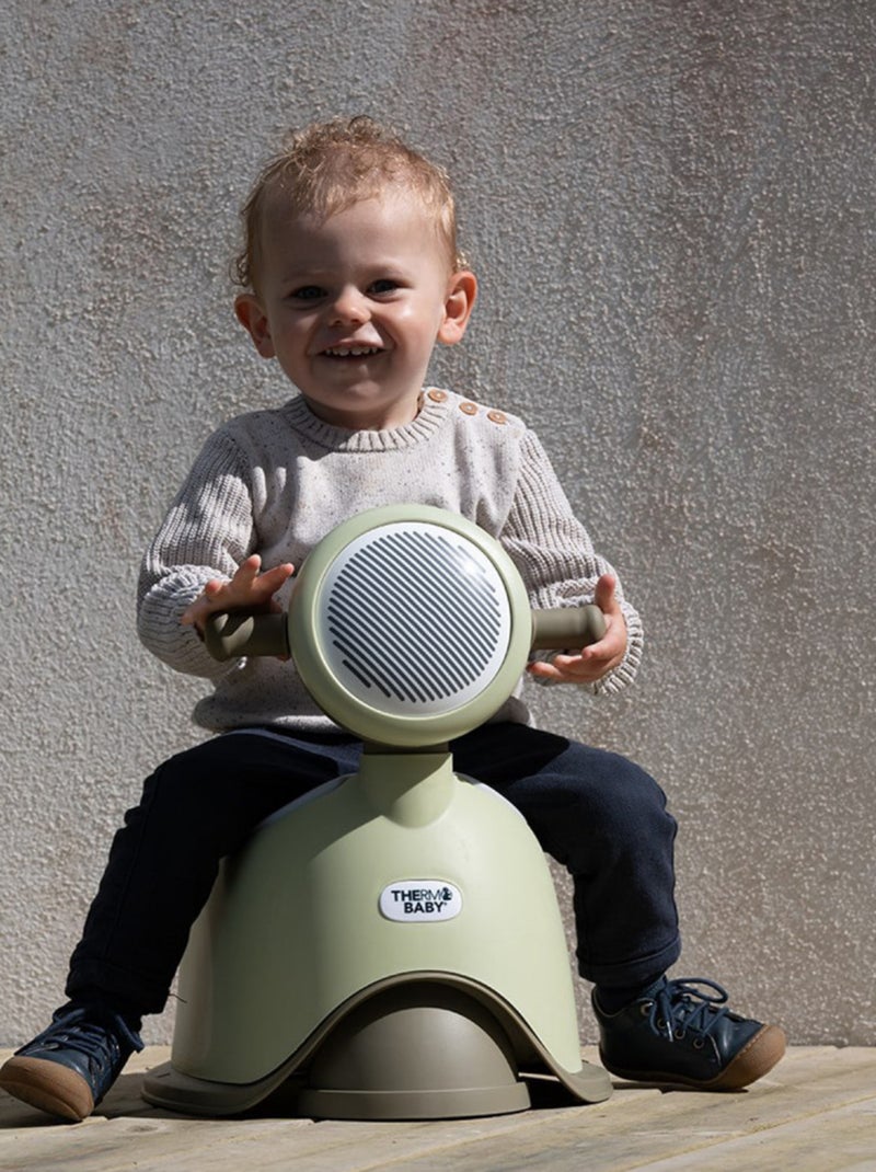 Orinal de aprendizaje Thermobaby Scooter con taza extraíble Verde - Kiabi