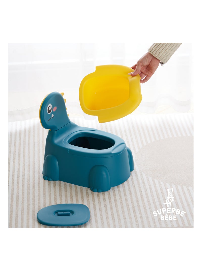 Orinal para bebés - DINO | SUPERBE BEBE Azul - Kiabi