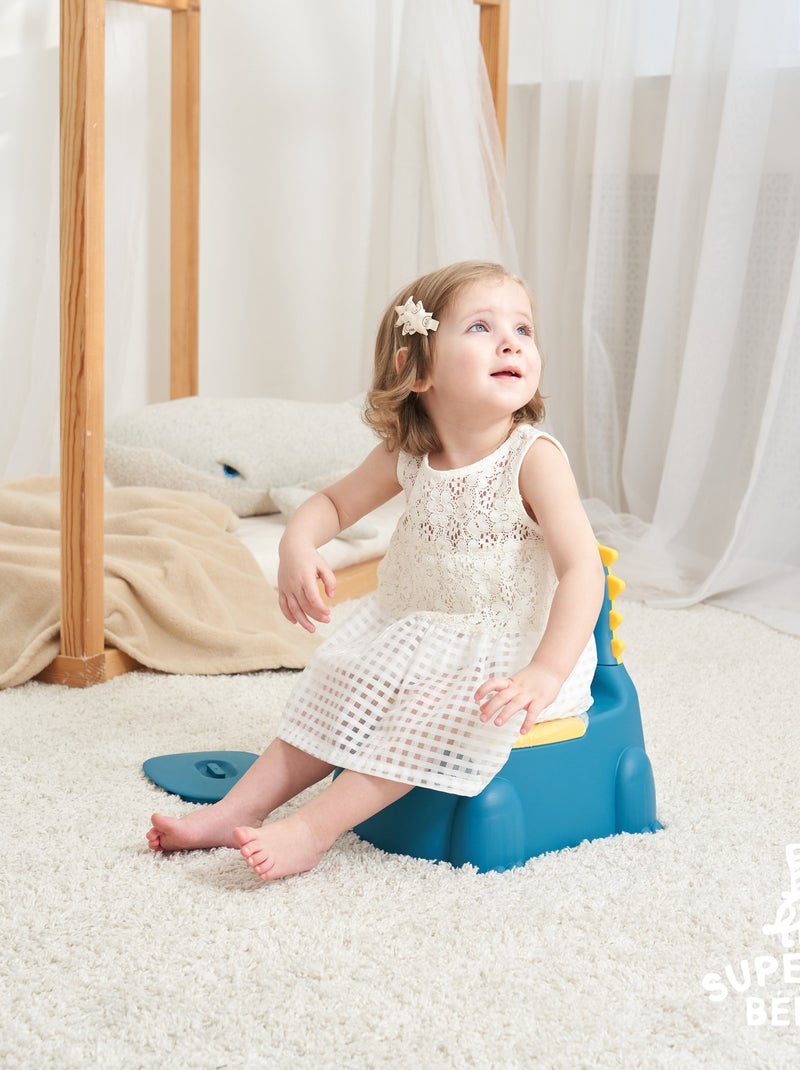 Orinal para bebés - DINO | SUPERBE BEBE Azul - Kiabi