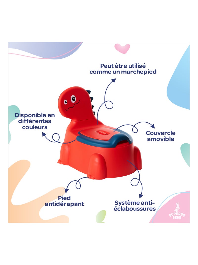 Orinal para bebés - DINO | SUPERBE BEBE Blanco - Kiabi