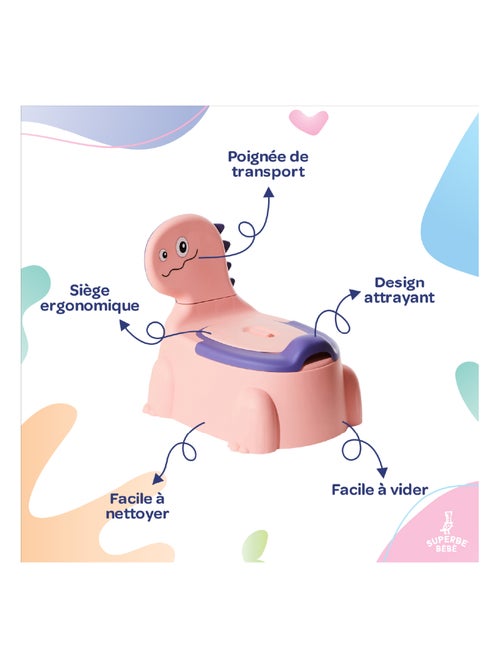 Orinal para bebés - DINO | SUPERBE BEBE - Kiabi Orinal para bebés - DINO | SUPERBE BEBE - Kiabi