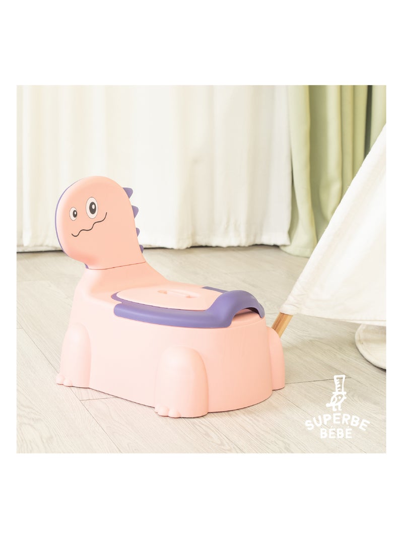 Orinal para bebés - DINO | SUPERBE BEBE Naranja - Kiabi