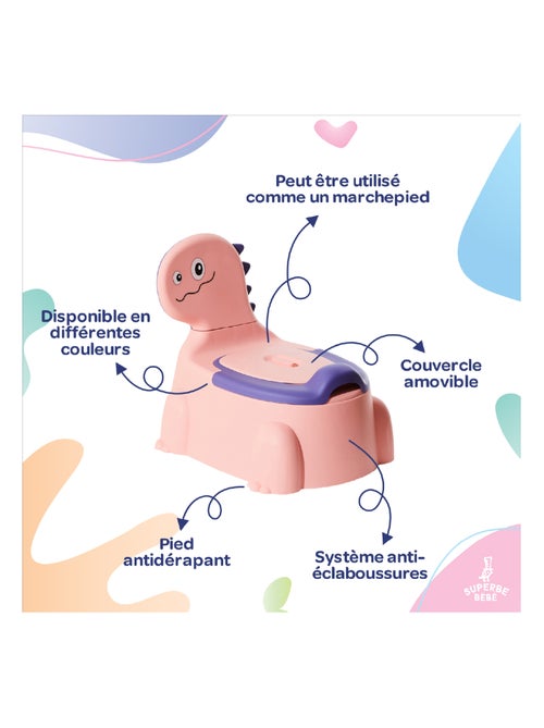 Orinal para bebés - DINO | SUPERBE BEBE - Kiabi Orinal para bebés - DINO | SUPERBE BEBE - Kiabi