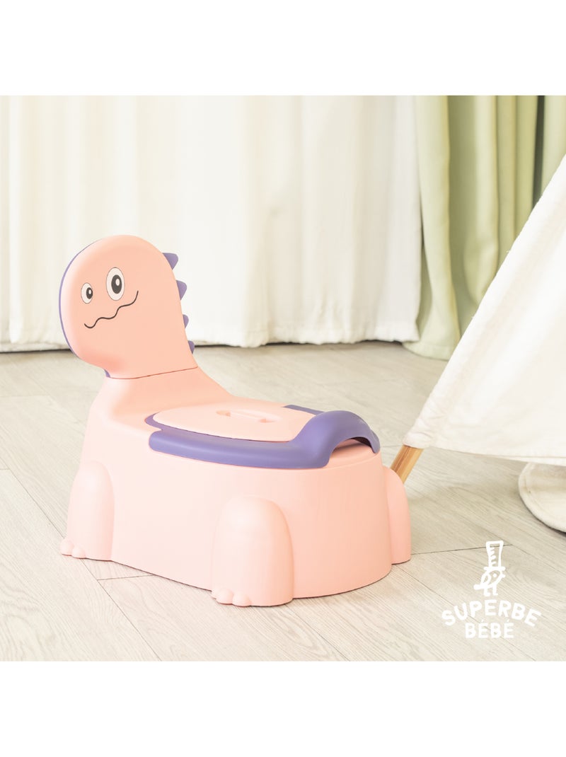 Orinal para bebés - DINO | SUPERBE BEBE Rosa pastel - Kiabi