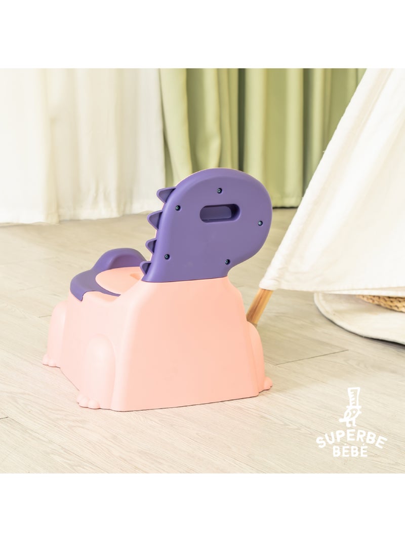 Orinal para bebés - DINO | SUPERBE BEBE Rosa pastel - Kiabi