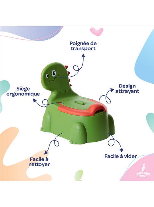 Orinal para bebés - DINO | SUPERBE BEBE - Kiabi Orinal para bebés - DINO | SUPERBE BEBE - Kiabi