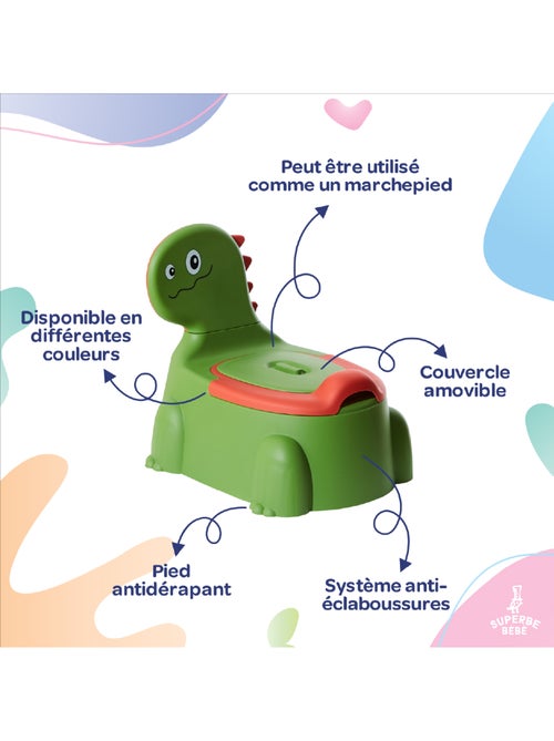 Orinal para bebés - DINO | SUPERBE BEBE - Kiabi Orinal para bebés - DINO | SUPERBE BEBE - Kiabi