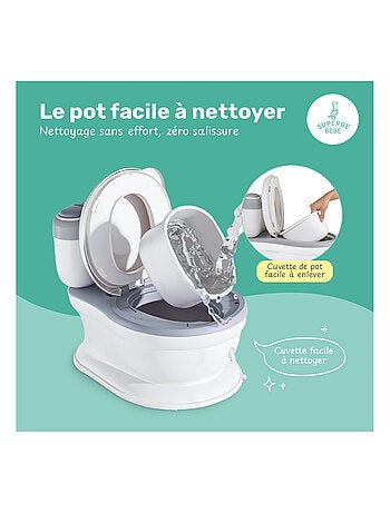 Orinal realista para aprender a ir al baño, con sonido | SUPERBE BEBE