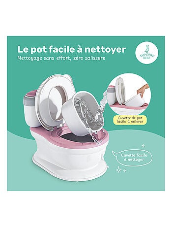 Orinal realista para aprender a ir al baño, con sonido | SUPERBE BEBE