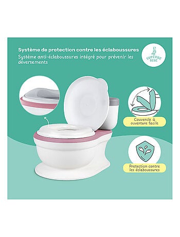 Orinal realista para aprender a ir al baño, con sonido | SUPERBE BEBE